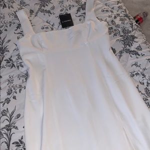 Super cute white mini dress!!